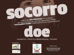 Ação de solidariedade às aldeias indígenas de São Bernardo do Campo