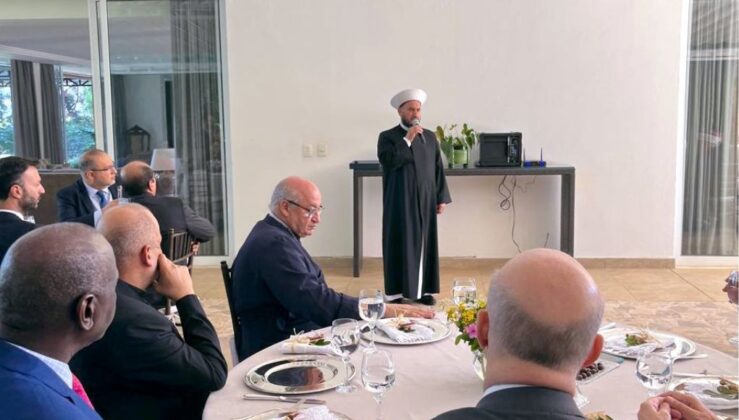 CDIAL participa de almoço realizado pela embaixada do Líbano em homenagem à visita do Mufti de Zahle e Bekaa, Dr. Sheikh Ali Al-Ghazzawi. 1 cdial embaixada brasilia libano 4