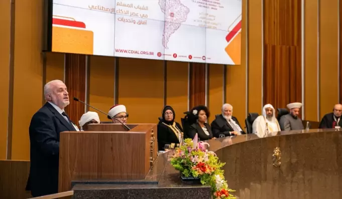 Ministro dos Assuntos Religiosos da Síria, participa do 38º Congresso Internacional Ministro Dr. Muhammad Abu Al-Khair Shukri